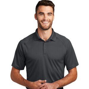Port Authority® Crossover Raglan Polo, Battleship Grey